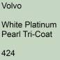 Preview: Volvo, White Platinum Pearl Tricoat, 424.